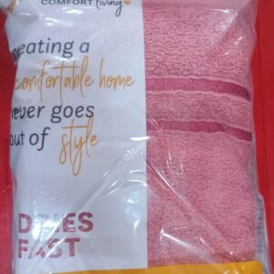 My Trident Comfort Living Hand Towel Pack Of 2 Pink Color