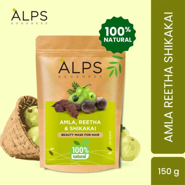 Alps Amla Reetha Shikakai Powder 150G