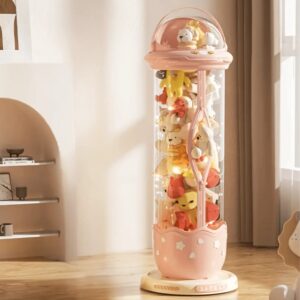 Home Essentials Transparent Plastic Toy Storage Bucket With Zipper 145X30Cm
