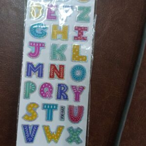 A To Z Sticker Multi Colour