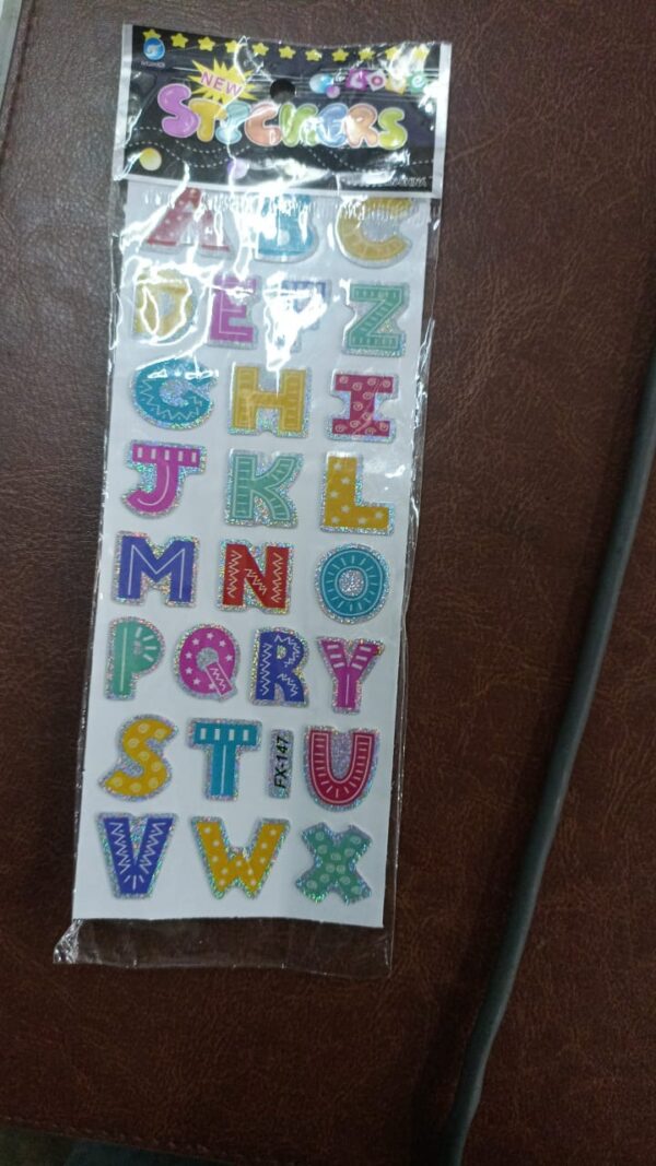 A To Z Sticker Multi Colour