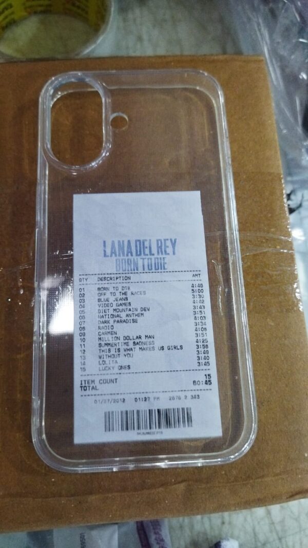 Lana Del Rey Printed Glass Case For Iphone 16
