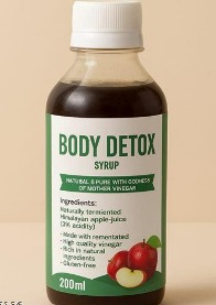 Body Detox Syrup Natural And Pure With Goodness Of Mother Vinegar 200 Ml