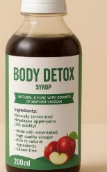 Body Detox Syrup With Apple Cider Watermelon Pomegranate 200 Ml