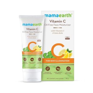 Mamaearth Vitamin C Oil Free Moisturizer For Face With Vitamin C Gotu Kola For Skin 80G