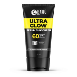 Beardo Ultra Glow Serum Sunscreen Spf 60Plus 50G
