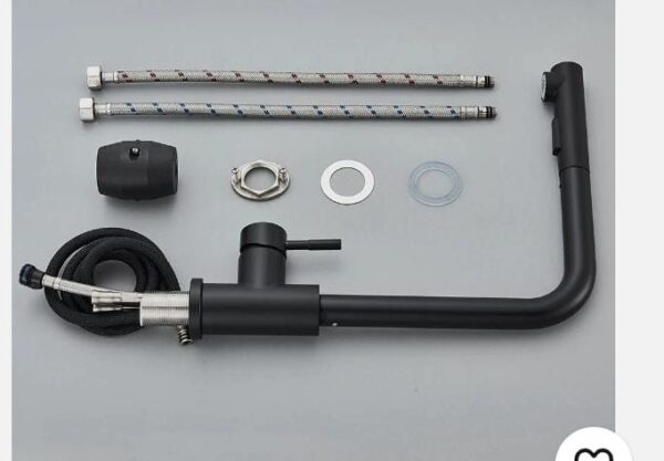 Kitchen Sink Faucet Pull Out Two Model Stream Sprayer Nozzle Swivel Mixer Tap