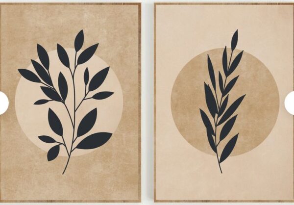 Set Of 2 Abstract Art Frames 鈥