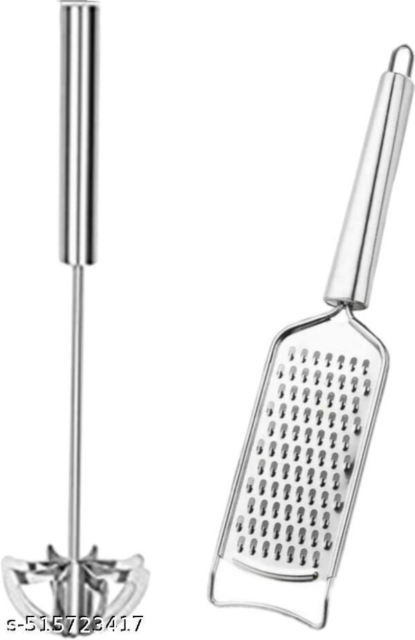 Push And Swing Manual Hand Mixer And Grater Combo