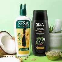 Sesa Ayurvedic Hair Oil 100Ml Free Sesa Shampoo 50Ml