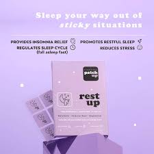 Patch Up Rest Up Melatonin Valerian Root Magnesium Patches 60 Pcs