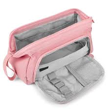 Party Propz Pink Colour Pencil Pouch For Girls Large Capacity Pencil Pouch