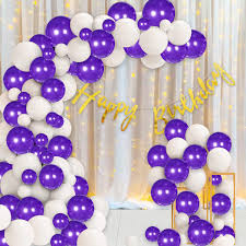 Party Propz Purple Birthday Decoration Kit 39Pcs Birthday Decoration For Girls Purple Theme Decor
