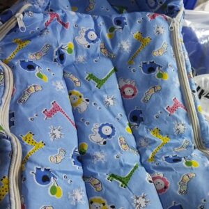 Blue Printed Sleeping Bag For Boy