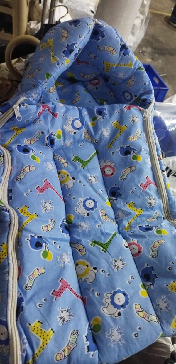 Blue Printed Sleeping Bag For Boy