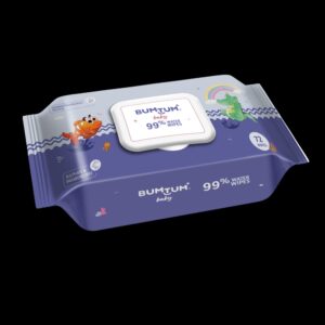 private Label Bumtum Water Wipes 72 Wipes Pack of 1