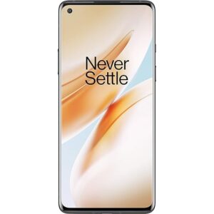 OnePlus 8 Onyx Black 128 GB 8 GB RAM refurbished mobile charger missing display damage