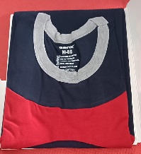 GenX Gym Vest For Men Navy And Red Colour M Size