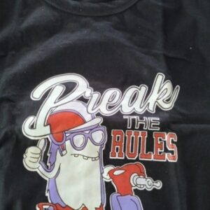 Break the Rules Graffiti Artist T Shirt BLACK 5XL