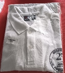 Private Label Mens White Colour T Shirts L Size