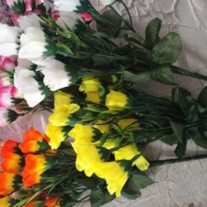 Private Label Artificial Flower Bunches For Home Balcony Garden Decoration Pack of 4