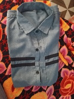 Private Label Mens Light Blue Colour Men Shirts XXL Size