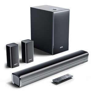 Mivi Fort H350 SoundbarChannel with 3 Built in Speakers 2 Satellite Speakers Black
