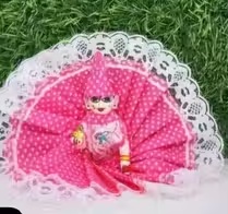 Private Label Laduu Gopal Ji Dress Pink Colour