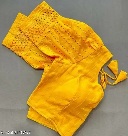 Private Label Womens Yellow Colour Blouse Free Size