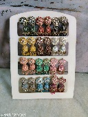 Private Label Simple Pack of 12 pair Cubic Zirconia Earing