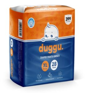 DUGGU Diapers Pants Extra LARGE XL 28 Count