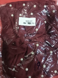 Private Label Girls Maroon Dress 18 Size