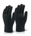 Private Label Woolen Hand Gloves For Unisex Black