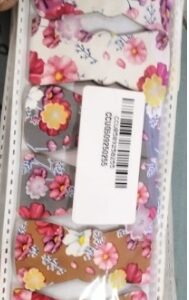 Private Label Hair Clip Hair MULTICOLOR PACK OF 6