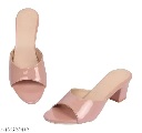 Private Label High Heel Sandals For Fashion Forward Girls 6 Size Peach Colour