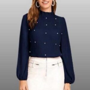 Private Label Blue Bird Rayon Top Women Free Size