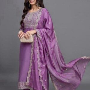 Private Label Women Kurta Set Colour Purpel Size S