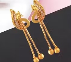 Private Label Women Earrings Goldren Colour