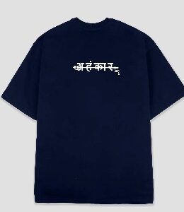 KANHA Printed Men T Shirts Navy M Size