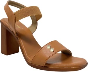 Global Step Women Heels Sandal Tan Colour 40 Size