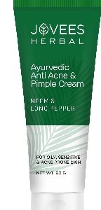 Jovees Anti Acne And Pimple Cream Oily Sensitive And Acne Prone Skin 60g