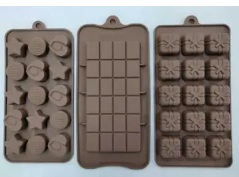Private Label Bakeware Silicon Set of 3 Chocolate Mould