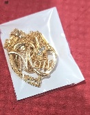 Private Label Golden Chain With Pendent