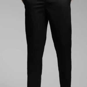 Jackjones BLACK MID RISE SLIM FIT PANTS 86CM