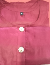 Private Label Womens XXL Size Maroon Colour Kurti