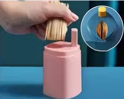 Private Label Pop Up Toothpick Dispenser