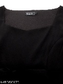 Private Label Womens Gown And Dupatta Set Black Colour XXL Size