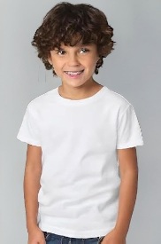 Private Label Kids Plain Round Neck T Shirt White Colour S Size
