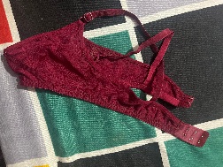 Private Label Womens Non Padded Bra Wine Colour 28 Size