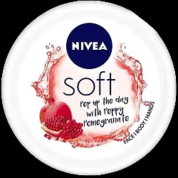 Nivea Light Moisturizer Cream Soft Peppy Pomegranate With Vitamin E And Jojoba Oil 200ml